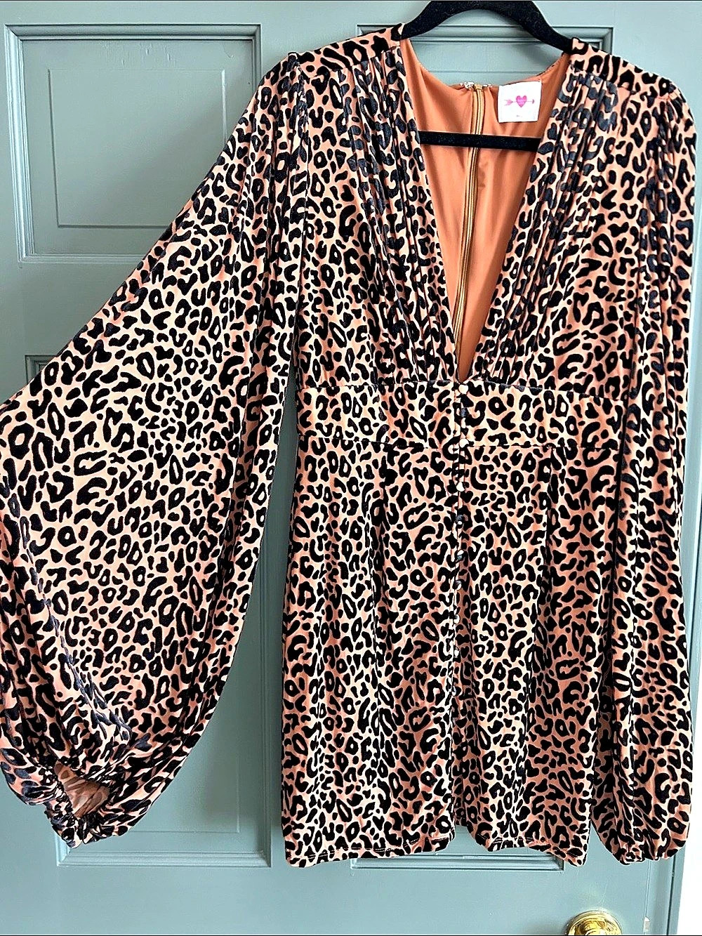 Buddy Love Leopard Cheetah Print Dress Size Small Like New